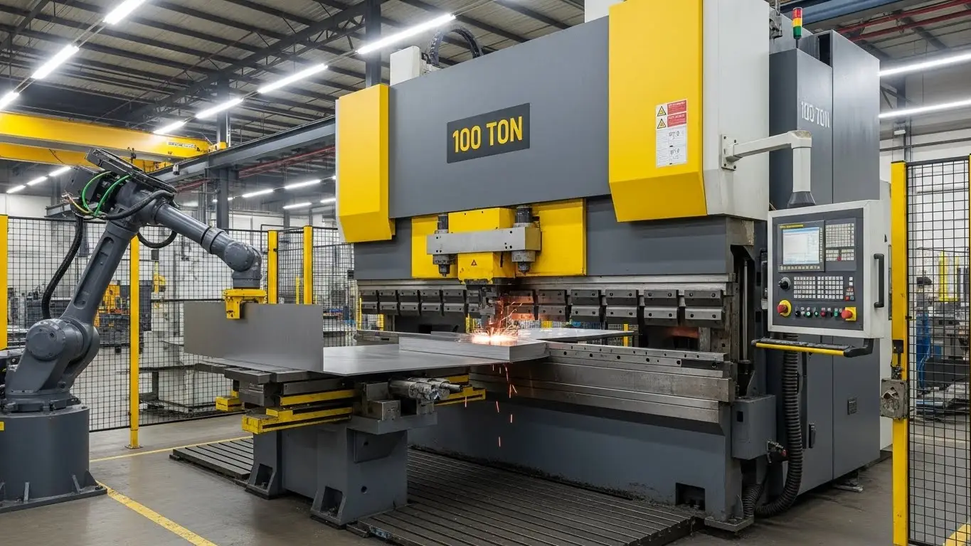 100 Freno de presión CNC de toneladas
