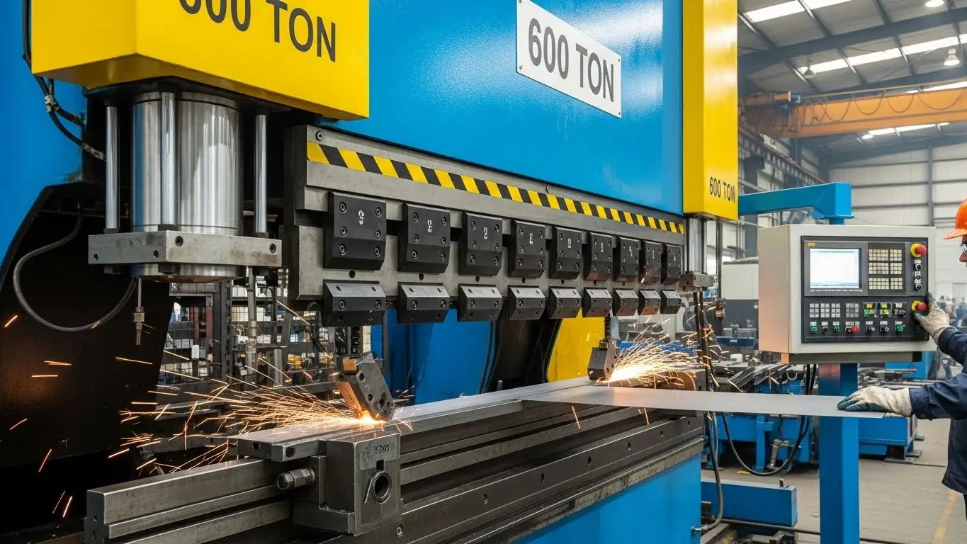 600 Freno de presión CNC de toneladas