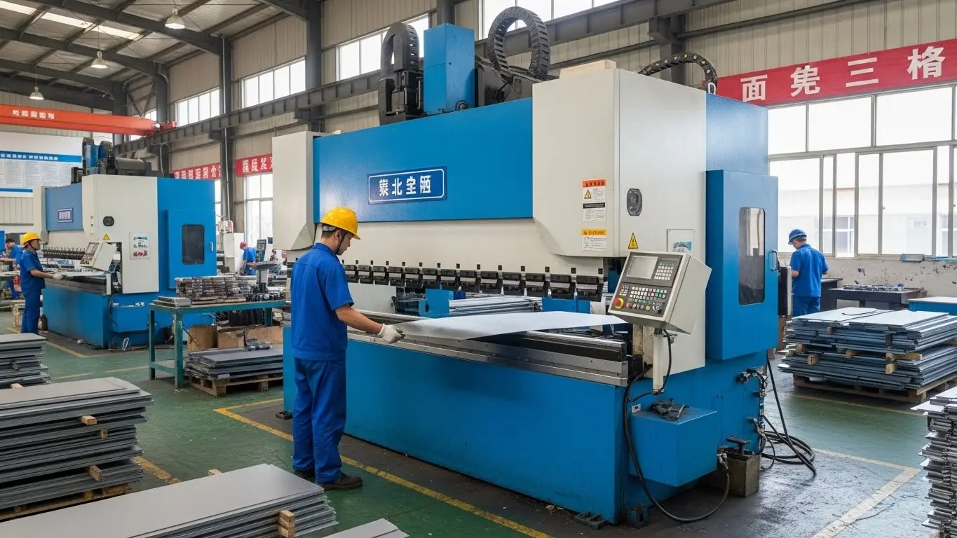 Freno de prensa CNC en la fábrica china