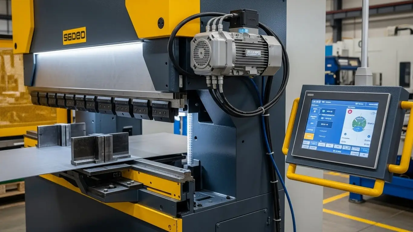 Freno de presión con servomotor