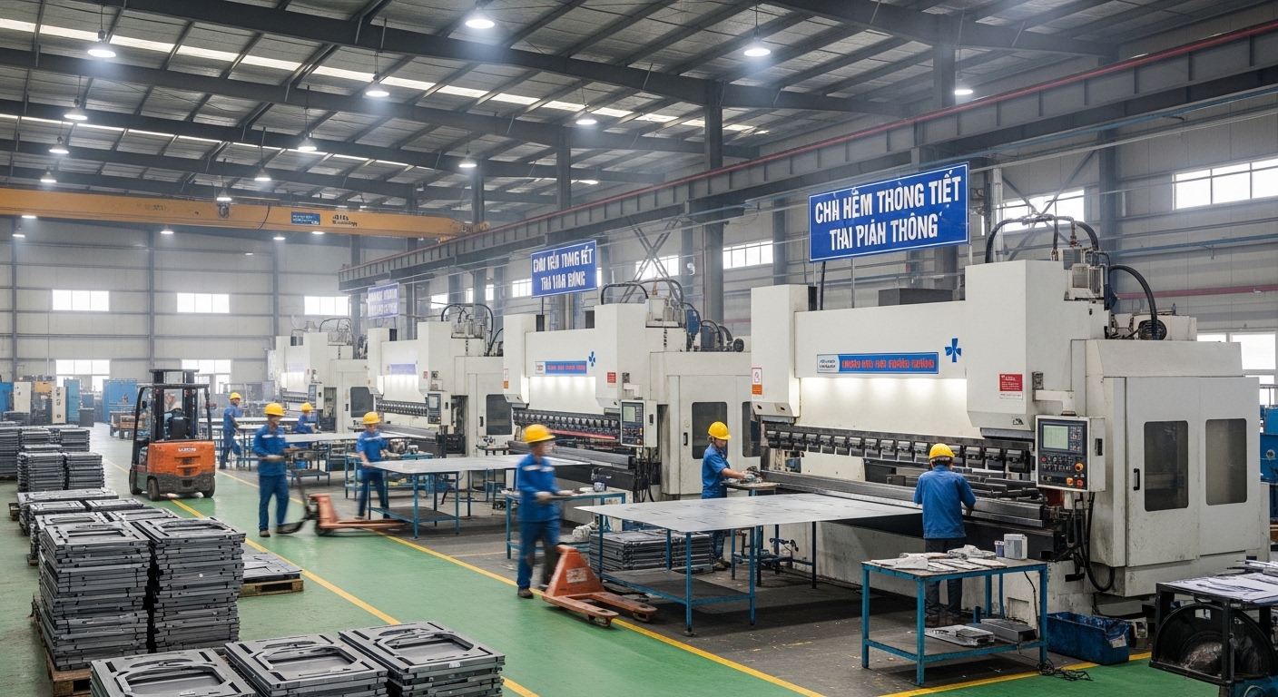 Fábrica de frenos de prensa CNC en Vietnam