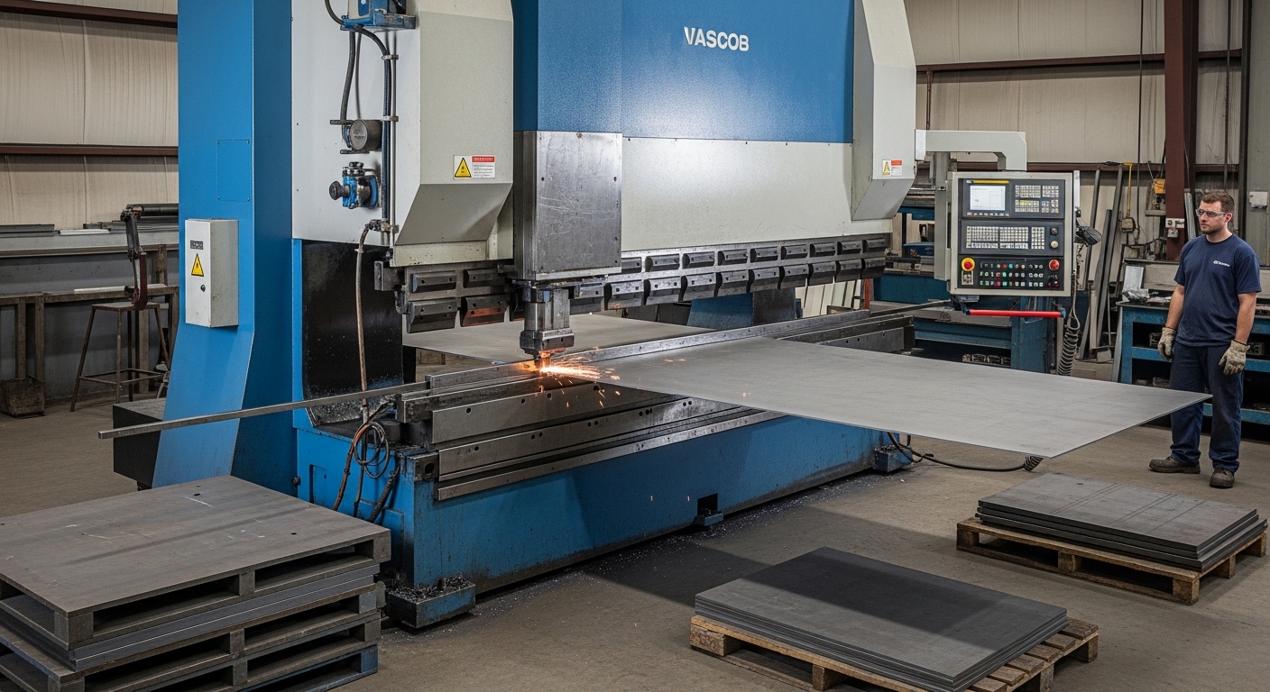 Freno de presión CNC para chapa de acero