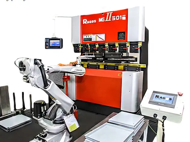 Robot de flexión de frenos de presión