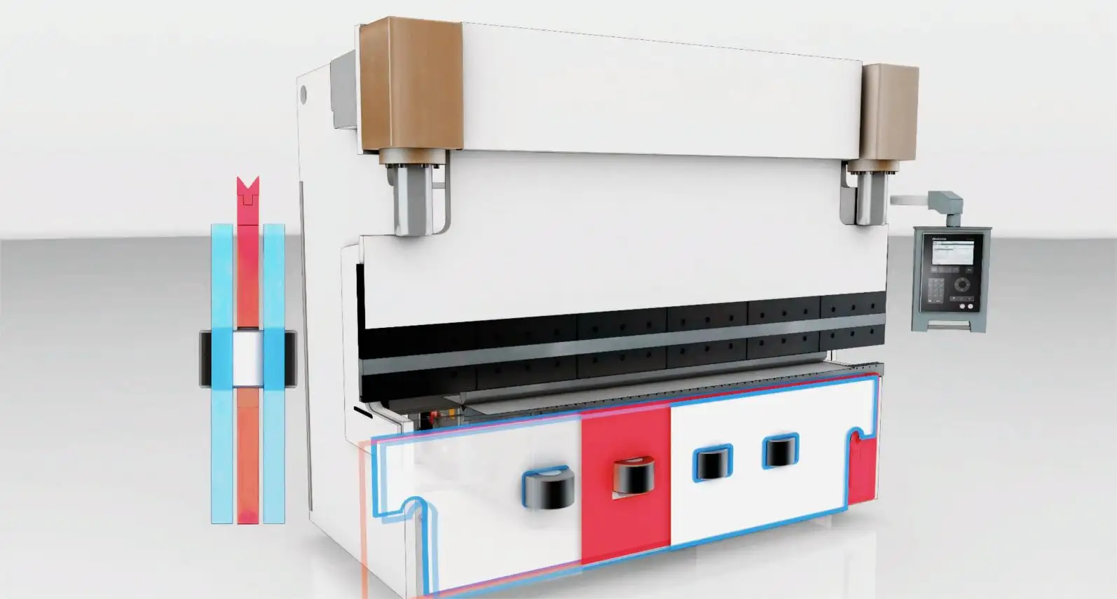 Freno de prensa CNC de 4000 mm