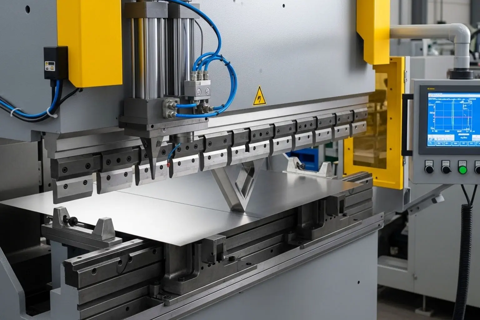 Cómo funciona una máquina de freno de presión CNC explicado