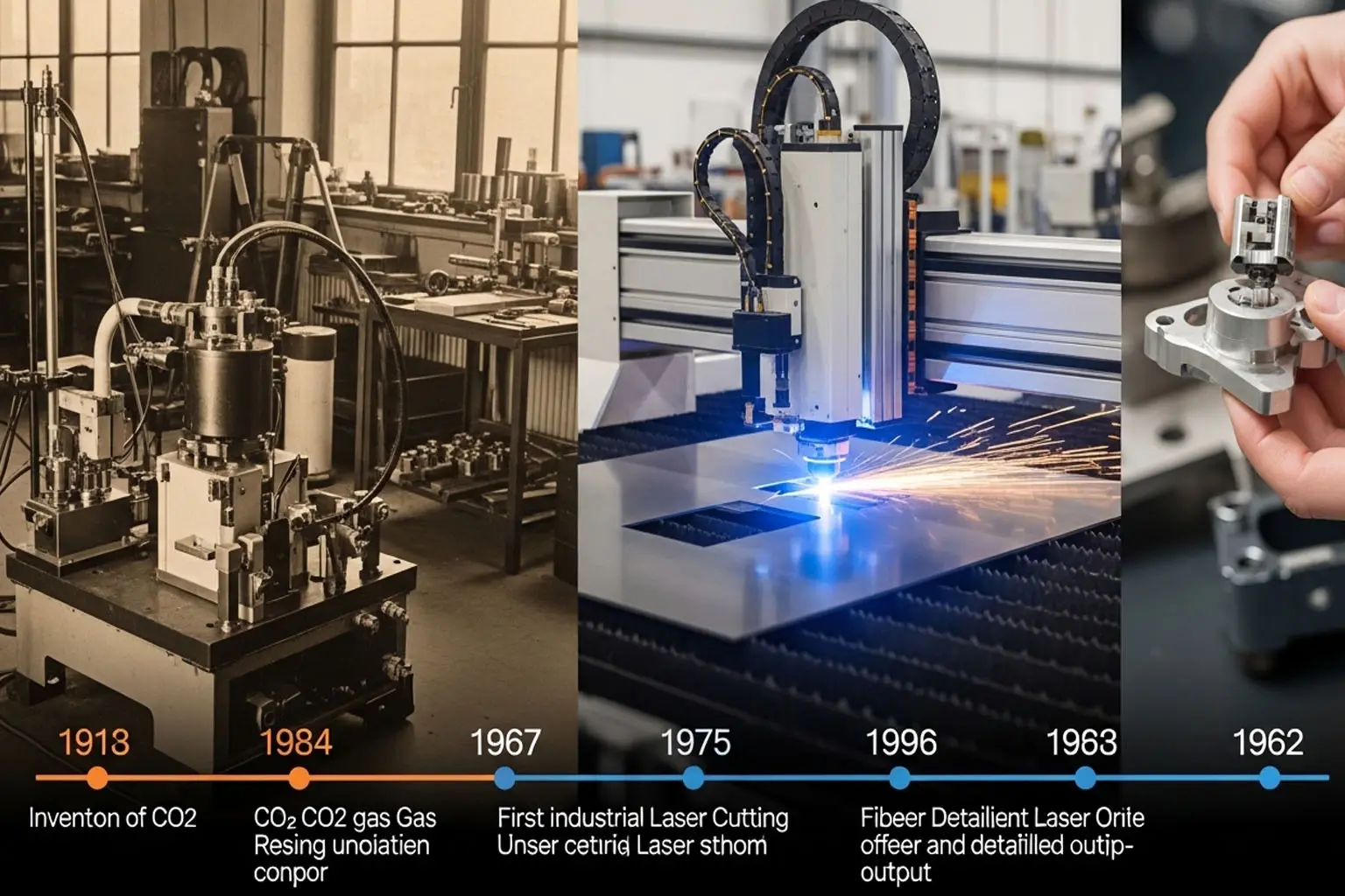 Historia del corte láser: De la teoría científica a la precisión industrial