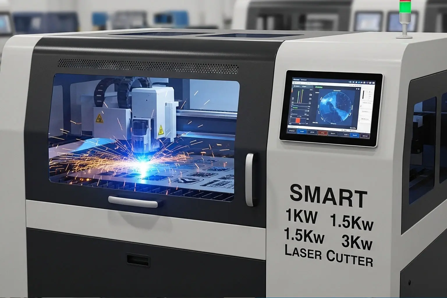 JS RAGOS Máquina Inteligente de Corte Láser de Fibra de 1kW–3kW